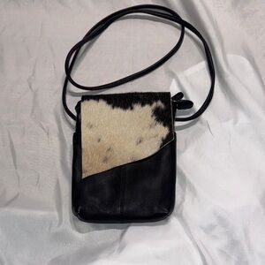 Overland genuine leather cowhide western wear purse